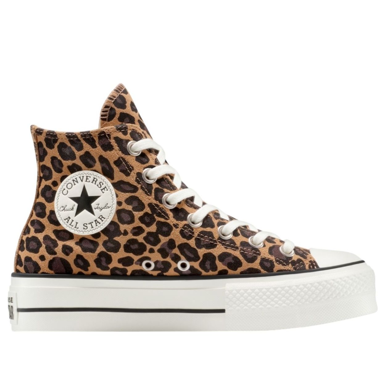 (WMNS) Converse Chuck Taylor All Star Lift Platform High 'Leopard Suede' A17979C