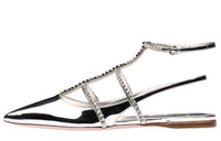 MIU MIU Casual Single Shoes Women's Silver