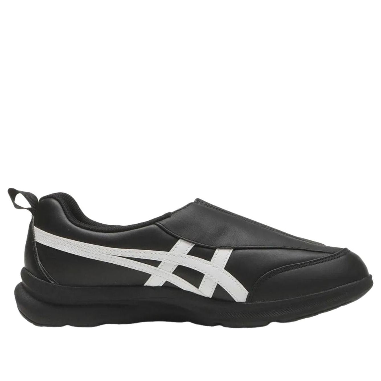 (WMNS) ASICS Life Walker LE 2E Wide 'Black White' 1242A024-001