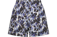DIOR Wildior Silk Twill Casual Shorts Women's Blue