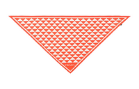 PRADA Silk Scarves Women's Red