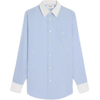 CELINE Romy Shirt In Striped Silk