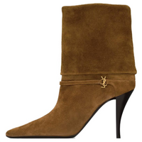 SAINT LAURENT Niki Pointed Toe Ankle Boots Women's