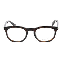 SAINT LAURENT Acetate Square Eyeglass Frames Men's Brown