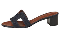 HERMES Oasis Slide Slippers Women's Black