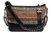 CHANEL Calfskin Crossbody Bag Small Size Women's Black