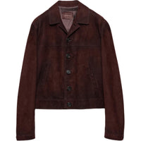 PRADA Suede Blouson Jacket