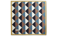 SAINT LAURENT Geometric-print Silk Scarf