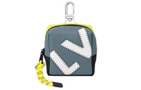 LOUIS VUITTON Metal Leather Pendant Unisex Yellow