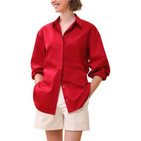 HERMES Shirts Women's Ruby