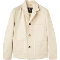 Loro Piana FW24 Denim Jacket Men's Light Sand