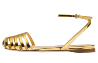 MIU MIU D'Orsay Casual Single Shoes Women's Gold