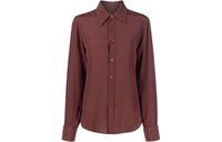 SAINT LAURENT Shirts Women's Reddish Umber