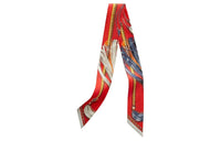 HERMES Silk Scarves Women's Red