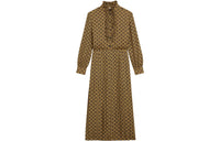 CELINE Long-Sleeved Dresses Women's Yellow