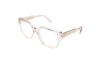 DIOR Acetate Acetate Irregular Shape Eyeglass Frames Women's Gold