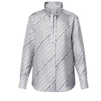 LOUIS VUITTON Pleated Collar Chain Print Shirt