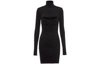 PRADA Holiday SS23 Long-Sleeved Dresses Women's Black
