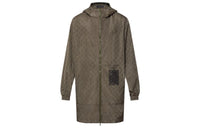 LOUIS VUITTON 1ABJFE Mid-Length Monogram Nylon Windbreaker