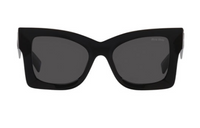 MIU MIU Irregular Shape Sunglasses Women's Black