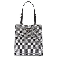 PRADA Nylon Handbag Women's Silver