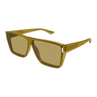 SAINT LAURENT Acetate Square Sunglasses Unisex Yellow
