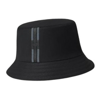 HERMES Calfskin Bucket Hats Men's Black