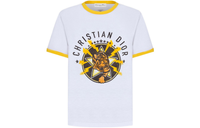 DIOR FW22 T Shirt Women's Yellow White
