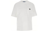 PRADA Drop Shoulder Sleeve T Shirt Women's White