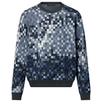 LOUIS VUITTON Lv Vers Damoflage Jacquard Pullover