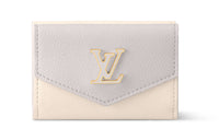 LOUIS VUITTON Calfskin Wallet Mini Women's Light Purple
