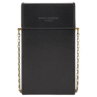 SAINT LAURENT Calfskin Crossbody Bag, Shoulder Bag Women's Black