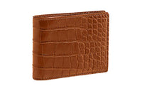 LOUIS VUITTON Multiple Crocodile Leather Wallet Men's Brown