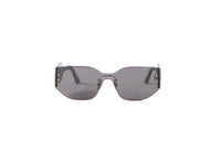 DIOR Metal Oval Sunglasses Women's Gray