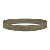 DIOR Solid Color Design, Smooth Buckle Calfskin Leather Belts Unisex Green Width 3.5CM