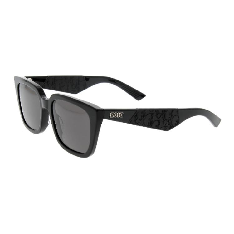 DIOR Square Sunglasses Men's Black