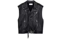 CELINE SS25 Leather Jacket Men's Black