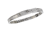 HERMES Bangles Women's Silver