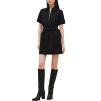 HERMES FW24 Short-Sleeved Dresses Women's Black