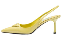 PRADA Slim Heel High Heels 7.5cm Women's Bergamot Green