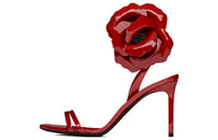 SAINT LAURENT Amber Slide Slippers Women's Red
