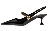 MIU MIU Slim Heel High Heels 5.5cm Women's Black