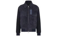 DIOR SS23 Leather Jacket Men's Coal Gray