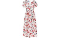 PRADA Short-Sleeved Dresses Women's White