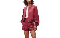 HERMES Jackets Women's Rouge Red