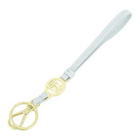 MIU MIU Leather Keychains Women's Green