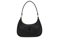 MIU MIU Leather Handbag Shoulder Bag Women's Black