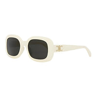 CELINE Irregular Shape Sunglasses Women's White