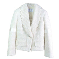 CHANEL Jackets Coats Women's White