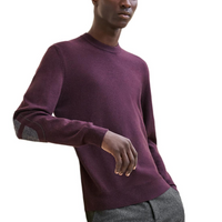 HERMES Cashmere Sweater Men's Purple